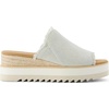 image:imageTOMS Womens Diana Mule SandalsWhite Onyx Textured DenimFray