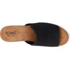 image:imageTOMS Womens Diana Mule Wedge Sandal  Slip On Leather Upper RopeWrapped Platform CloudBound InsolesBlack Leather