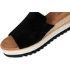 image:imageTOMS Womens Diana Mule Wedge Sandal  Slip On Leather Upper RopeWrapped Platform CloudBound InsolesBlack Suede