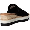 image:imageTOMS Womens Diana Mule Wedge Sandal  Slip On Leather Upper RopeWrapped Platform CloudBound InsolesBlack Suede