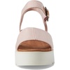 image:imageTOMS Womens Diana Wedge Heel Sandal Leather Upper RopeWrapped Midsole Adjustable Strap Buckle OrthoLite Insole  Adjustable Ankle Buckle Fit CloudBound Foam Comfort Lightweight Rope Midsole Textured EVA Outsole Wedge Sandals for WomenBallet Pink Melange Woven