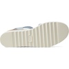 image:imageTOMS Womens Diana Wedge Heel Sandal Leather Upper RopeWrapped Midsole Adjustable Strap Buckle OrthoLite Insole  Adjustable Ankle Buckle Fit CloudBound Foam Comfort Lightweight Rope Midsole Textured EVA Outsole Wedge Sandals for WomenPastel Blue Washed Denim