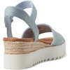 image:imageTOMS Womens Diana Wedge Heel Sandal Leather Upper RopeWrapped Midsole Adjustable Strap Buckle OrthoLite Insole  Adjustable Ankle Buckle Fit CloudBound Foam Comfort Lightweight Rope Midsole Textured EVA Outsole Wedge Sandals for WomenPastel Blue Washed Denim