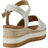 image:imageTOMS Womens Diana Wedge Heel Sandal Leather Upper RopeWrapped Midsole Adjustable Strap Buckle OrthoLite Insole  Adjustable Ankle Buckle Fit CloudBound Foam Comfort Lightweight Rope Midsole Textured EVA Outsole Wedge Sandals for WomenNatural Yarn Dye