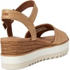 image:imageTOMS Womens Diana Wedge Heel Sandal Leather Upper RopeWrapped Midsole Adjustable Strap Buckle OrthoLite Insole  Adjustable Ankle Buckle Fit CloudBound Foam Comfort Lightweight Rope Midsole Textured EVA Outsole Wedge Sandals for WomenBrown Sugar Raffia