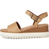 image:imageTOMS Womens Diana Wedge Heel Sandal Leather Upper RopeWrapped Midsole Adjustable Strap Buckle OrthoLite Insole  Adjustable Ankle Buckle Fit CloudBound Foam Comfort Lightweight Rope Midsole Textured EVA Outsole Wedge Sandals for WomenBrown Sugar Raffia