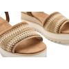 image:imageTOMS Womens Diana Wedge Heel Sandal Leather Upper RopeWrapped Midsole Adjustable Strap Buckle OrthoLite Insole  Adjustable Ankle Buckle Fit CloudBound Foam Comfort Lightweight Rope Midsole Textured EVA Outsole Wedge Sandals for WomenDark Beige