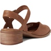 image:imageTOMS Womens Jaclyn Block Heel Mary Jane Leather Upper Adjustable Strap and Buckle CloudBound Insole15 HeelBrown Sugar Leather