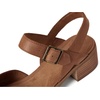 image:imageTOMS Womens Jaclyn Block Heel Mary Jane Leather Upper Adjustable Strap and Buckle CloudBound Insole15 HeelBrown Sugar Leather