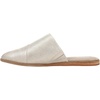 image:imageTOMS Womens Jade Flat SlidesChampagne Metallic Suede