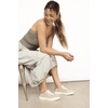 image:imageTOMS Womens Kameron Lace Up Fashion Sneaker Suede Upper CloudBound InsoleChampagne Metallic Suede