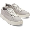 image:imageTOMS Womens Kameron Lace Up Fashion Sneaker Suede Upper CloudBound InsoleDrizzle Grey Two Tone Slub