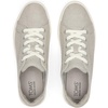 image:imageTOMS Womens Kameron Lace Up Fashion Sneaker Suede Upper CloudBound InsoleDrizzle Grey Two Tone Slub