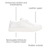 image:imageTOMS Womens Kameron Lace Up Fashion Sneaker Suede Upper CloudBound InsoleWhite Leather