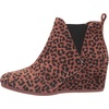 image:imageTOMS Womens Kelsey Ankle BootDark Ember Leopard Printed Suede