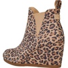 image:imageTOMS Womens Kelsey Ankle BootDesert Tan Leopard Print Suede