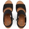 image:imageTOMS Womens Majorca Cutout SandalBlack Melange Woven