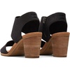 image:imageTOMS Womens Majorca Cutout SandalBlack Melange Woven