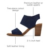 image:imageTOMS Womens Majorca Cutout SandalNavy Dark Denim