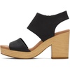 image:imageTOMS Womens Majorca Platform Sandal Textile UpperBlack