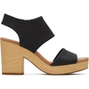 image:imageTOMS Womens Majorca Platform Sandal Textile UpperBlack