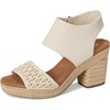 image:imageTOMS Womens Majorca Platform Sandal Textile UpperNatural 1