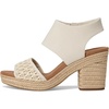 image:imageTOMS Womens Majorca Platform Sandal Textile UpperNatural 1