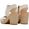 image:imageTOMS Womens Majorca Platform Sandal Textile UpperNatural Basket Weave