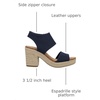 image:imageTOMS Womens Majorca Platform Sandal Textile UpperNavy Basket Weave