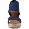 image:imageTOMS Womens Majorca Platform Sandal Textile UpperNavy Basket Weave