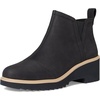 image:imageTOMS Womens Maude Wedge Boot Leather Upper OrthoLite Insole Side Zip LightweightBlack Leather