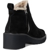 image:imageTOMS Womens Maude Wedge Boot Leather Upper OrthoLite Insole Side Zip LightweightBlackBlack SuedeFaux Fur