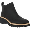image:imageTOMS Womens Maude Wedge Boot Leather Upper OrthoLite Insole Side Zip LightweightBlk Lthr