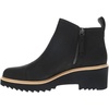 image:imageTOMS Womens Maude Wedge Boot Leather Upper OrthoLite Insole Side Zip LightweightBlk Lthr