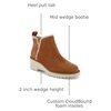 image:imageTOMS Womens Maude Wedge Boot Leather Upper OrthoLite Insole Side Zip LightweightBrown