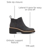 image:imageTOMS Womens Maude Wedge Boot Leather Upper OrthoLite Insole Side Zip LightweightIron