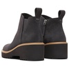 image:imageTOMS Womens Maude Wedge Boot Leather Upper OrthoLite Insole Side Zip LightweightIron