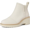 image:imageTOMS Womens Maude Wedge Boot Leather Upper OrthoLite Insole Side Zip LightweightLight Sand