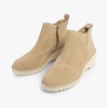 image:imageTOMS Womens Maude Wedge Boot Leather Upper OrthoLite Insole Side Zip LightweightOatmeal Suede