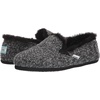 image:imageTOMS Womens Redondo Loafer Flat Textile UpperBlack Sweater Knit With Faux Fur