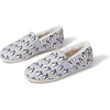 image:imageTOMS Womens Redondo Loafer Flat Textile UpperGlacier Grey Penguin Print