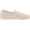 image:imageTOMS Womens Redondo Loafer Flat Textile UpperNatural Metallic Slubby Woven