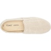 image:imageTOMS Womens Redondo Loafer Flat Textile UpperNatural Metallic Slubby Woven