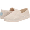 image:imageTOMS Womens Redondo Loafer Flat Textile UpperNatural Metallic Slubby Woven