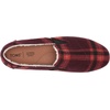 image:imageTOMS Womens Redondo Loafer Flat Textile UpperRed Plaid With Faux Shearling