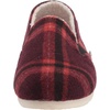 image:imageTOMS Womens Redondo Loafer Flat Textile UpperRed Plaid With Faux Shearling