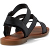 image:imageTOMS Womens Sloane Sandal LeatherSuede UpperBlack LeatherSuede