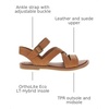 image:imageTOMS Womens Sloane Sandal LeatherSuede UpperTan