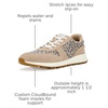 image:imageTOMS Womens Trvl Lite Retro LaceUp SneakersOatmeal Small Leopard SpotsSuede