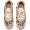 image:imageTOMS Womens Trvl Lite Retro LaceUp SneakersOatmeal Small Leopard SpotsSuede